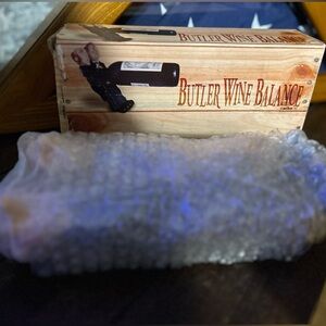 Charming Figurine of Two Wine Butlers in Black and Gray